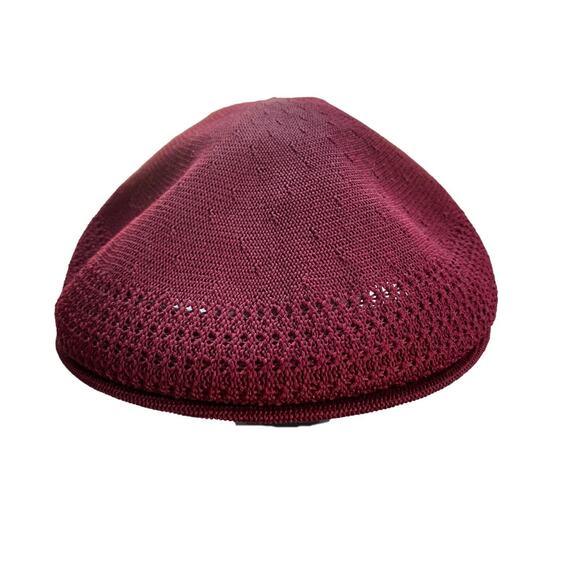 Kangol Unisex Adult's 504 Ventair Ultra-Light Maroon Cap LC7 Burgundy Small - Picture 1 of 6